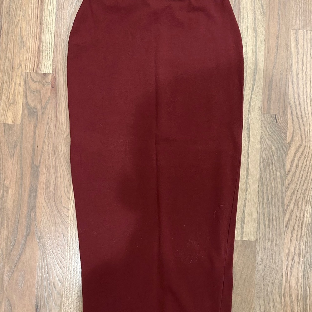 Cotton pencil skirt
